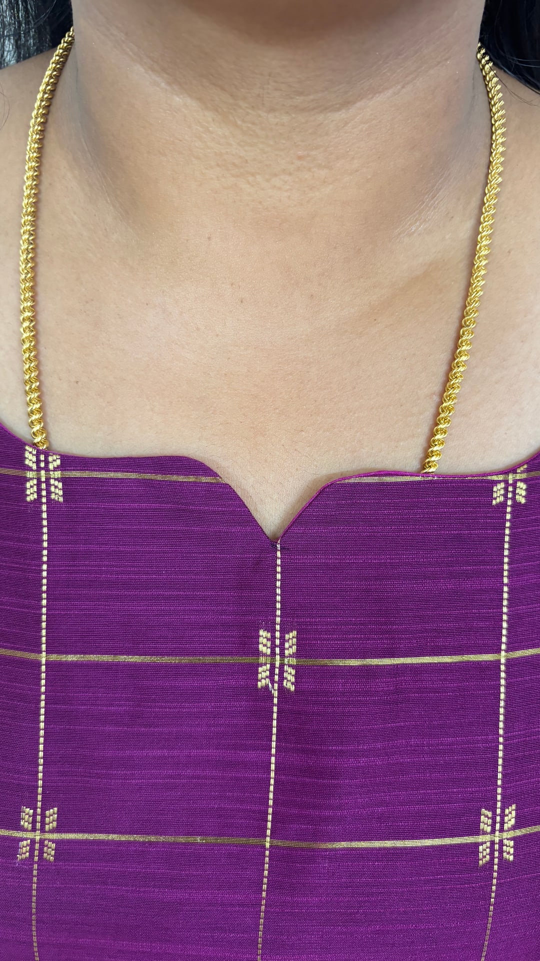 Royal Wine Raw Silk Salwar Set, photograph 6 of 6