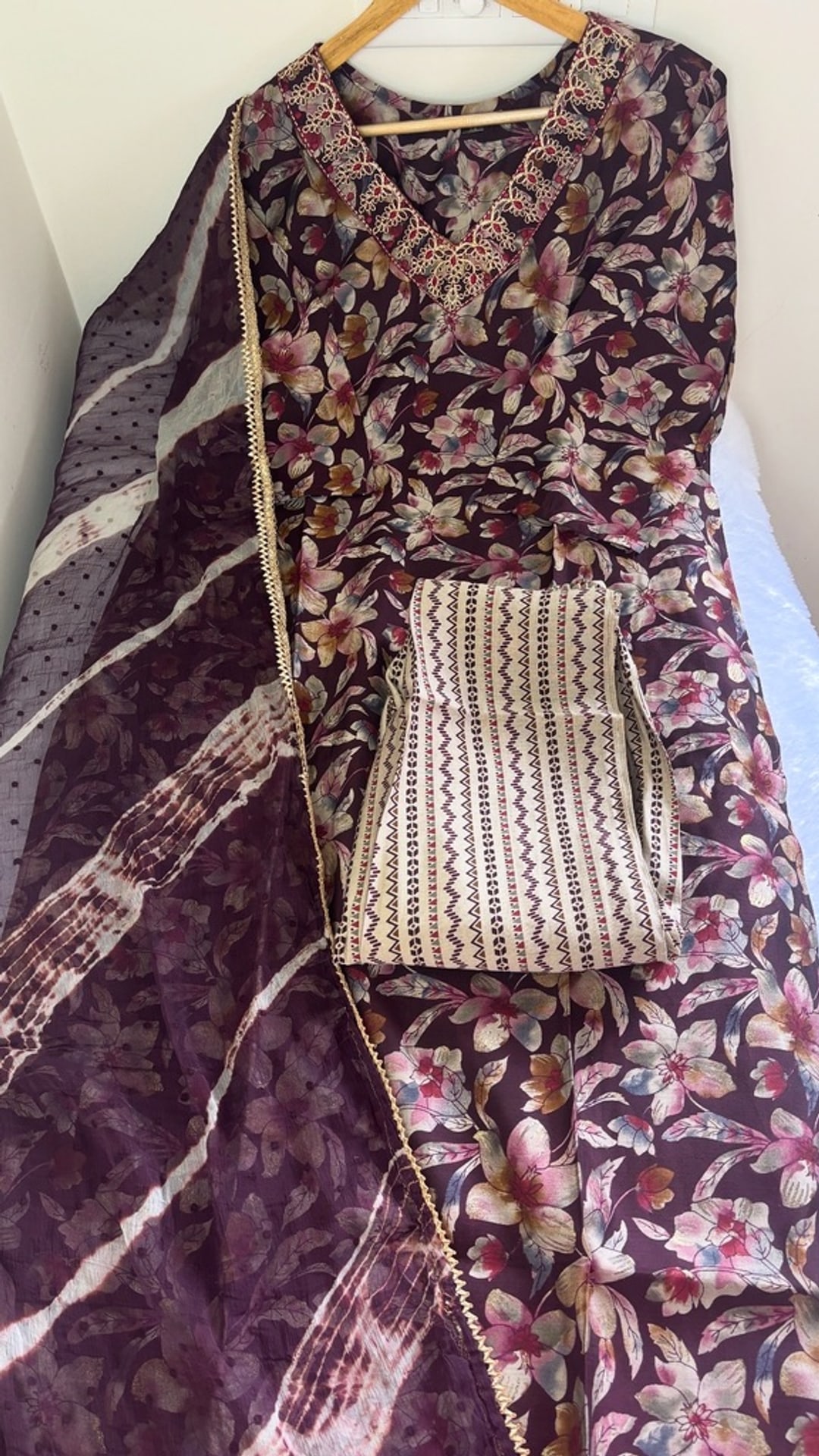 Brown Three Piece Set, photograph 1 of 3