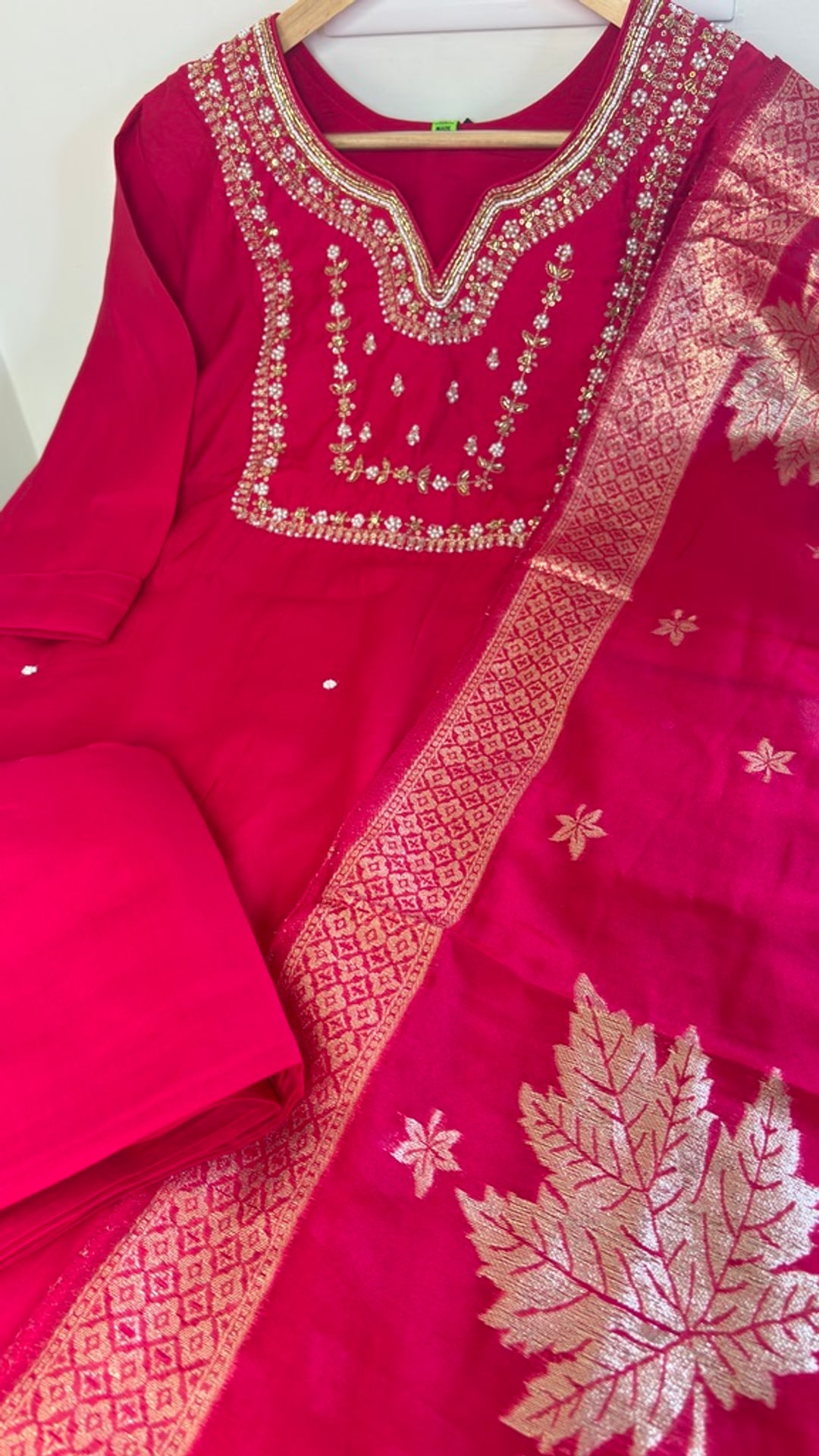 Cherry Pink Festive Three Piece Set, photograph 3 of 4