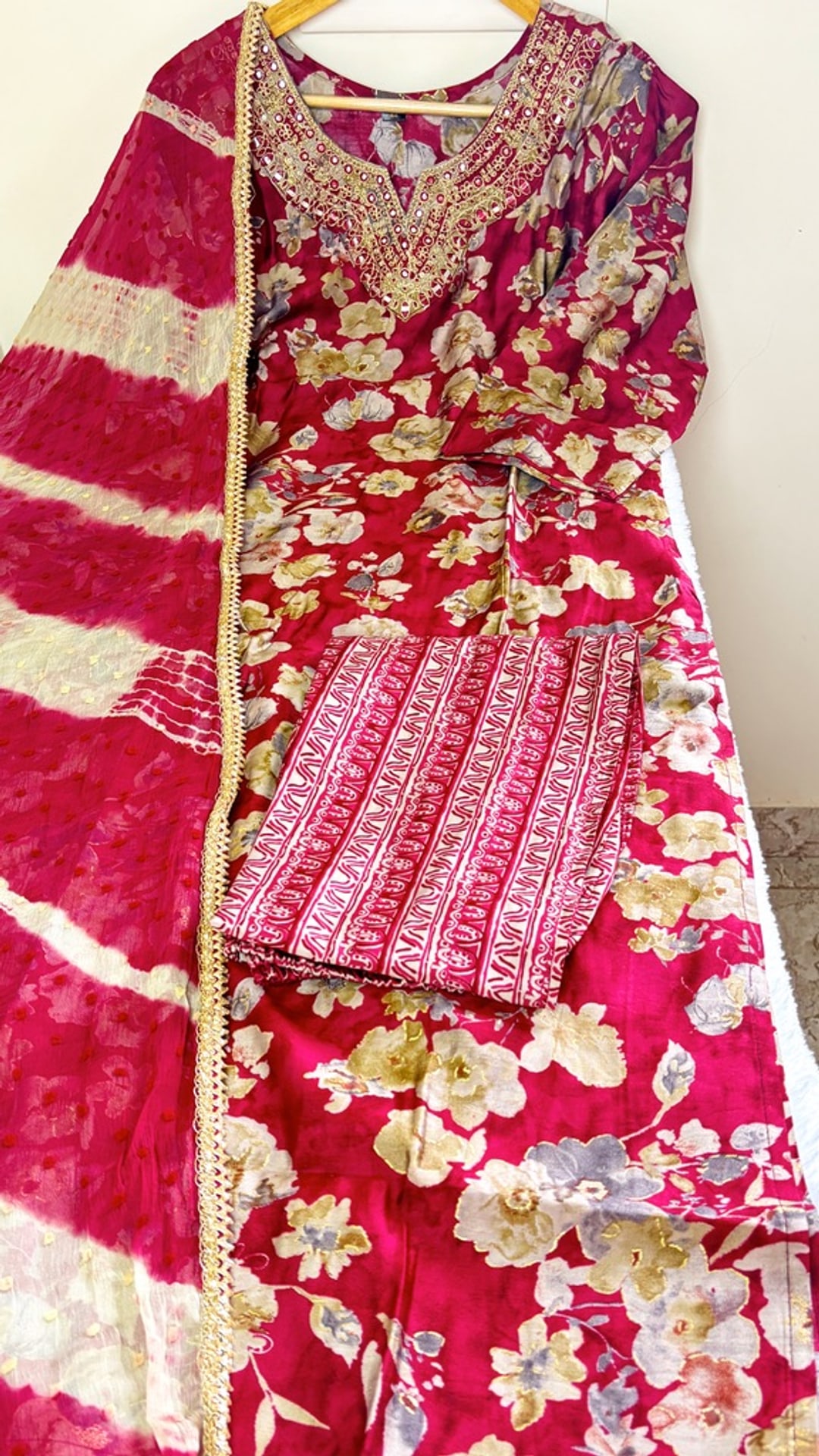Cherry Red Three Piece Set, photograph 2 of 2