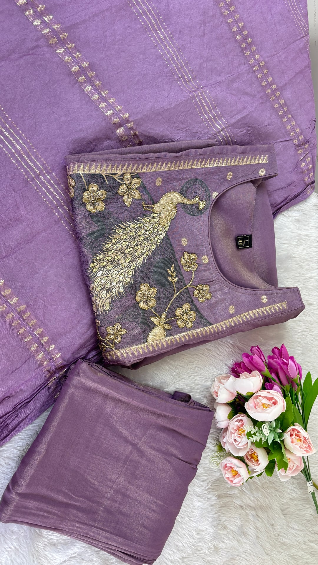 Lavender Shimmer Three Piece Set, photograph 3 of 4