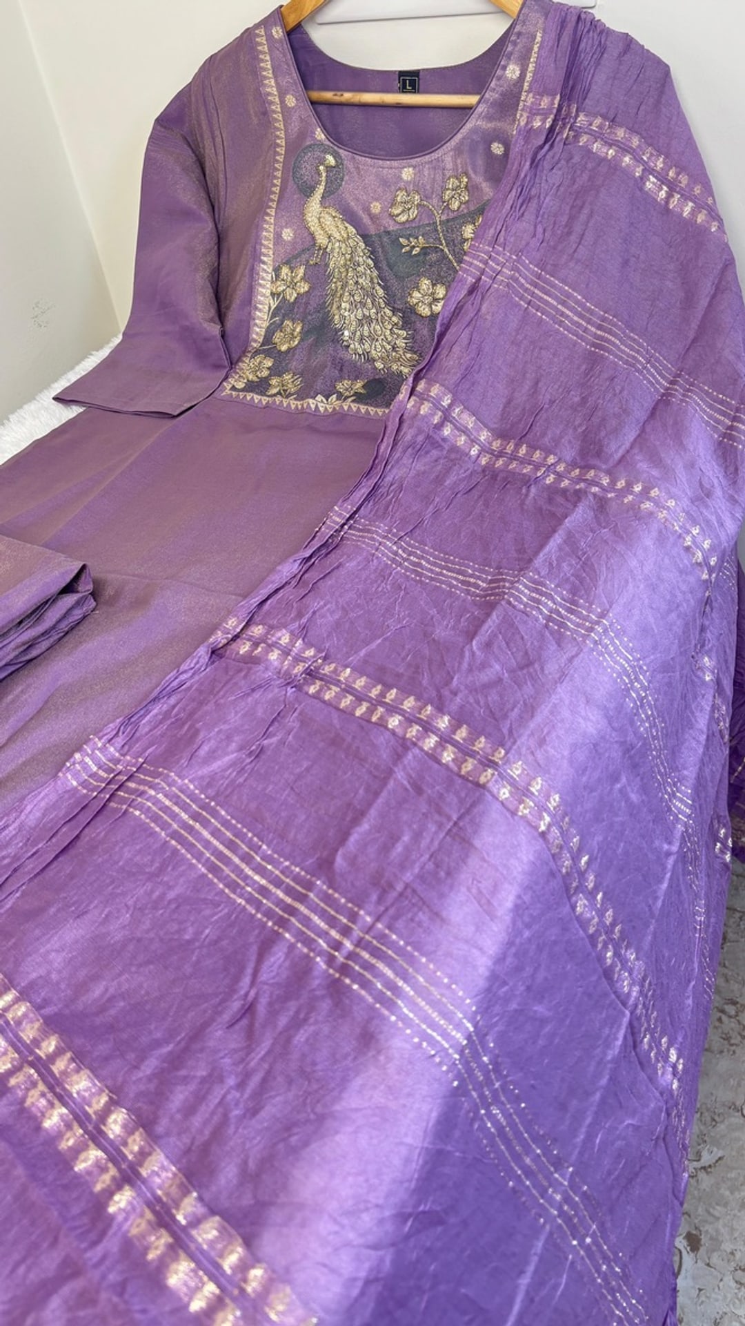 Lavender Shimmer Three Piece Set, photograph 4 of 4