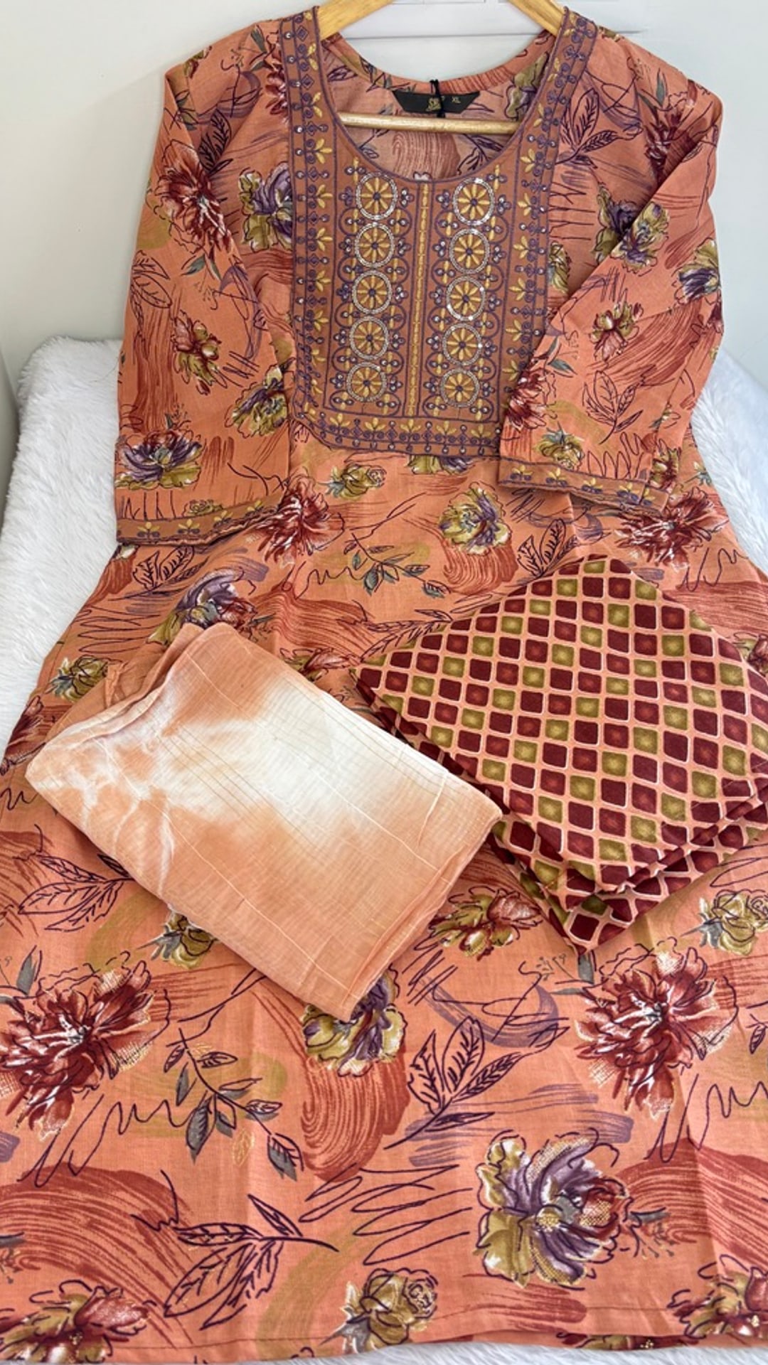 Rust Orange Three Piece Set, photograph 1 of 4