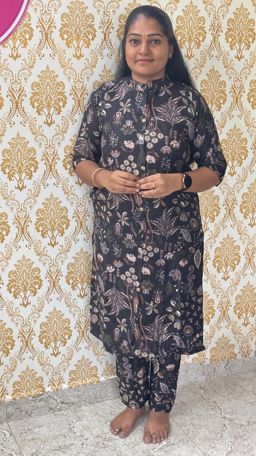 Black Vertican Co-ord Set