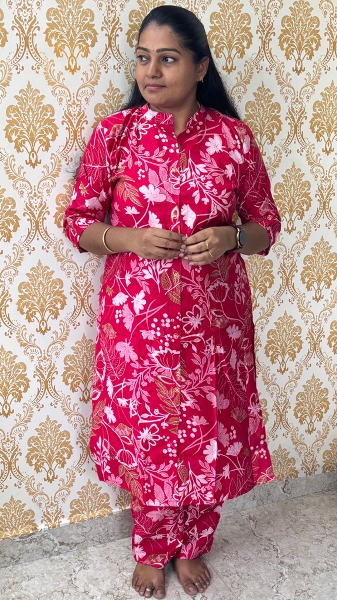 Pink Vertican Co-ord Set