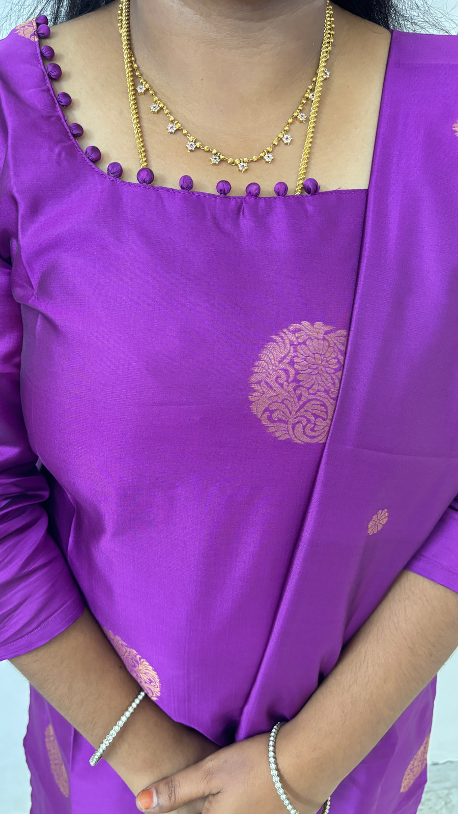 Vadamalli With Bottle Green soft silk salwar, photograph 5 of 8