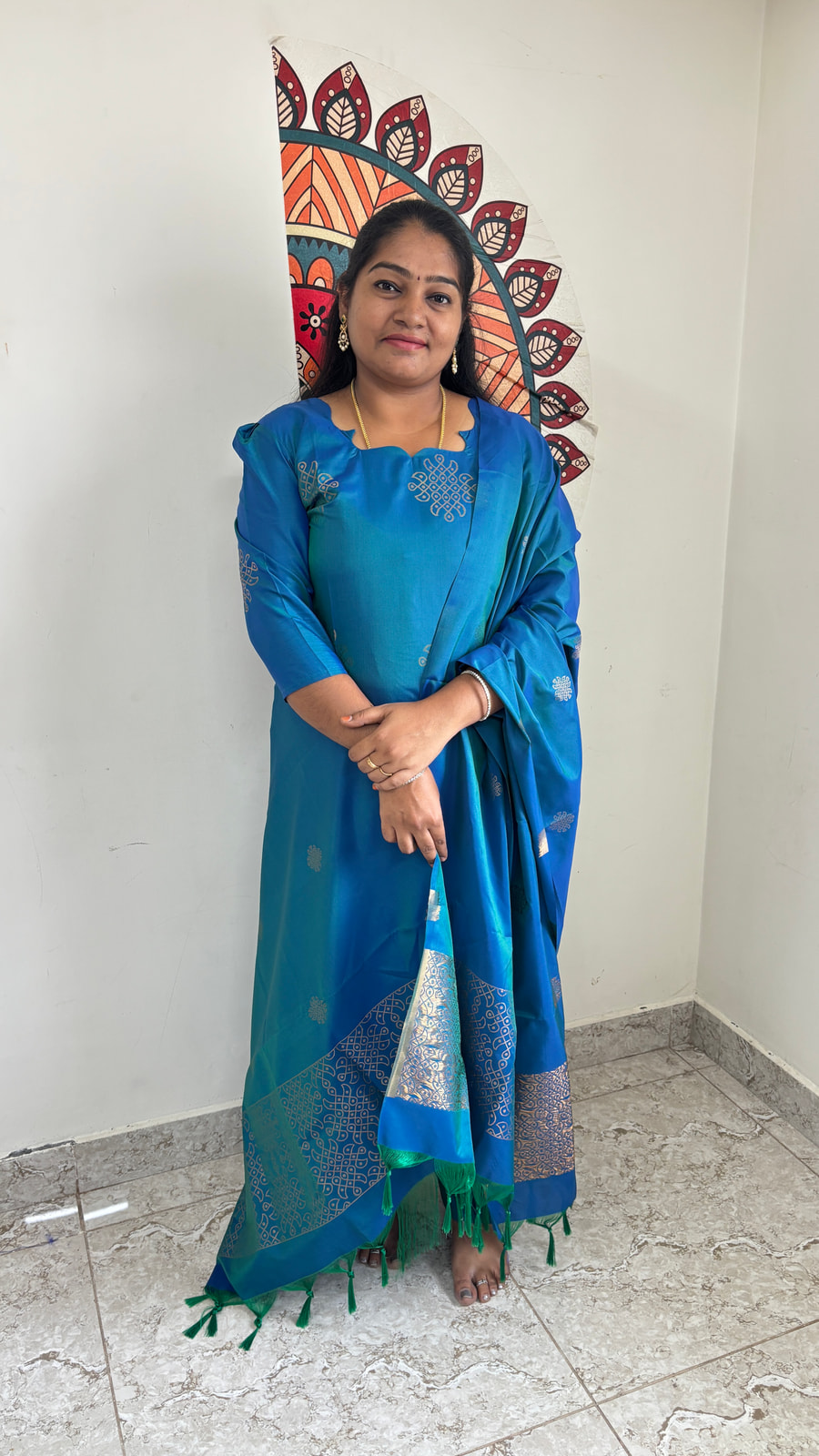 Mayil Eragu Traditional kola salwar, photograph 6 of 6